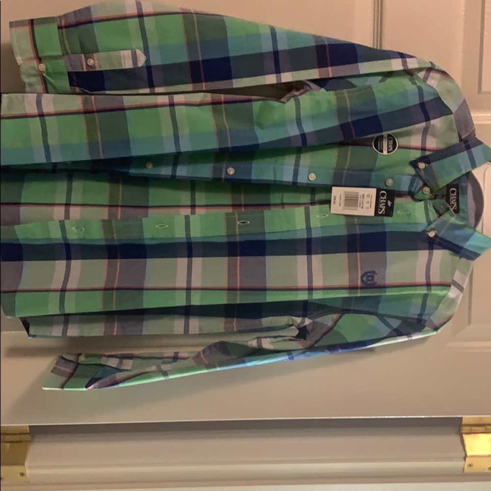 Chaps brand button up-Size Large (14/16) new!!